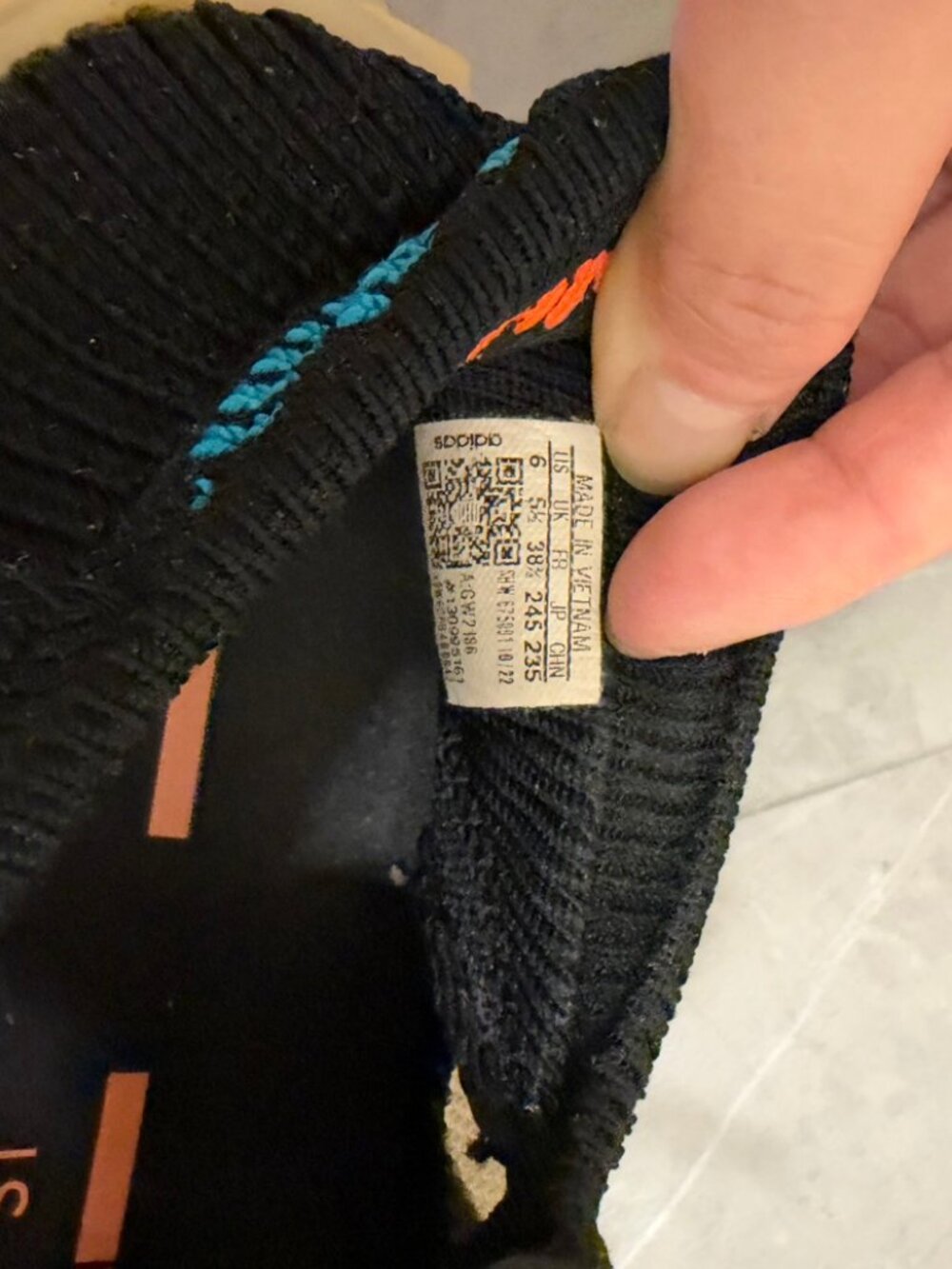 Adidas NMD S1 Black Primeknit Sneakers Women's US 6 Gum Sole